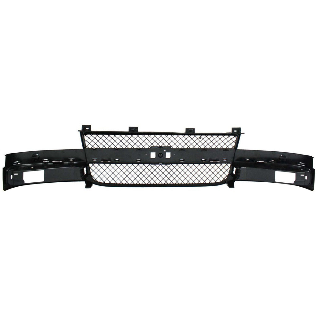 Grille Assembly For 03-23 Chevrolet Express 3500 2500 03-14 GMC Savana 1500 Gray