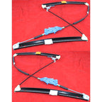 Power Window Regulator Set For 2002-2008 Audi A4 Quattro Front 2Pcs