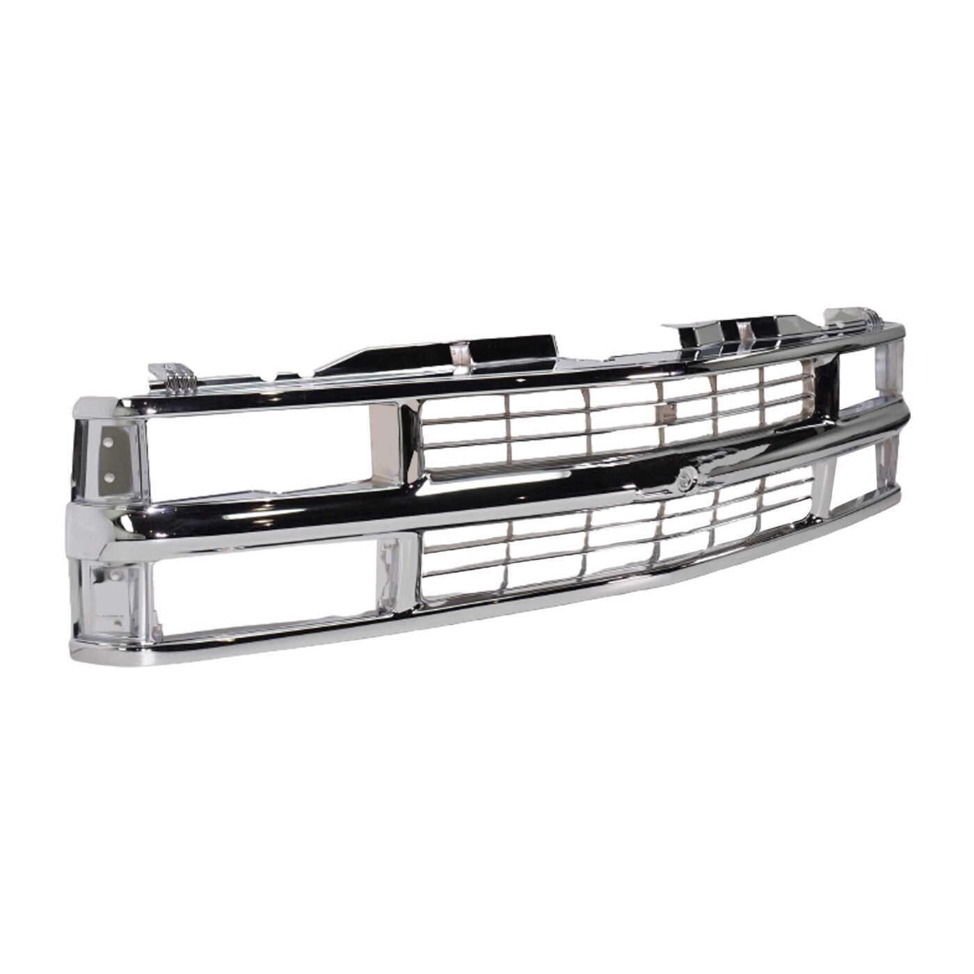 Grille Assembly Chrome For 1994-1999 Chevrolet C1500 K1500 1995-1999 Tahoe