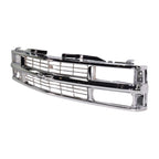 Grille Assembly Chrome For 1994-1999 Chevrolet C1500 K1500 1995-1999 Tahoe