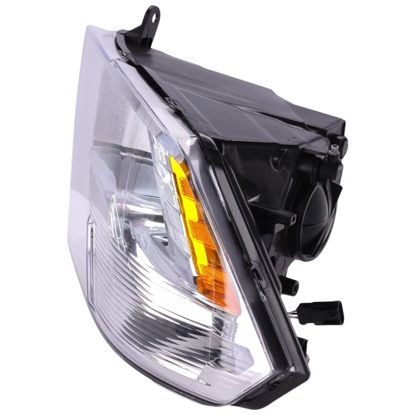 Headlight For 13-18 Ram 1500 2500 3500 19-24 Ram 1500 Classic Left Side Chrome