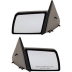 Mirrors Manual Glass Adjust For 1988-99 Chevrolet K1500 Left and Right Paintable