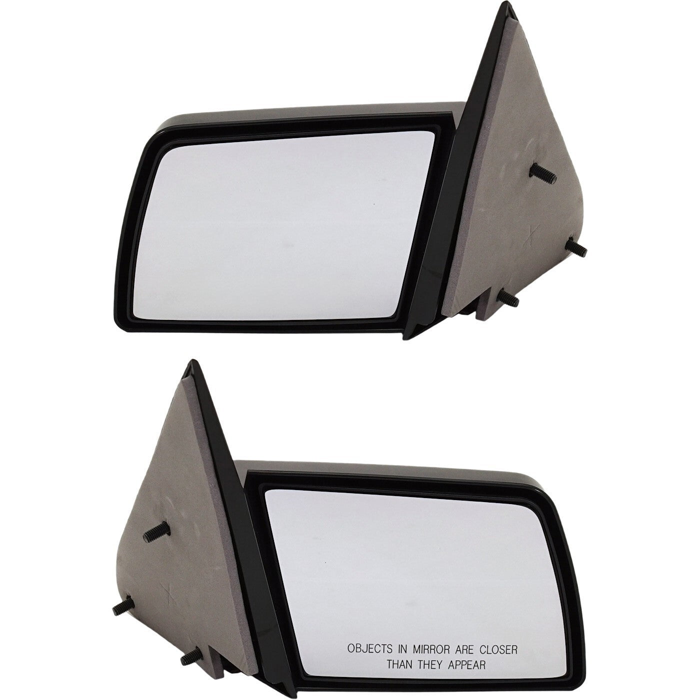 Mirrors Manual Glass Adjust For 1988-99 Chevrolet K1500 Left and Right Paintable