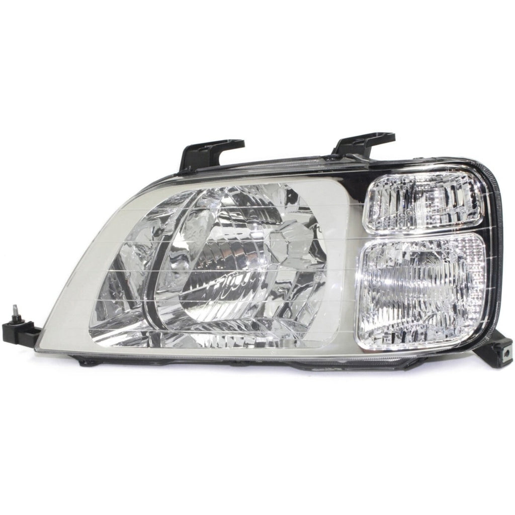 Driver and Passenger Side Headlights For Honda CR-V 1997-2001 Halogen EX LX SE
