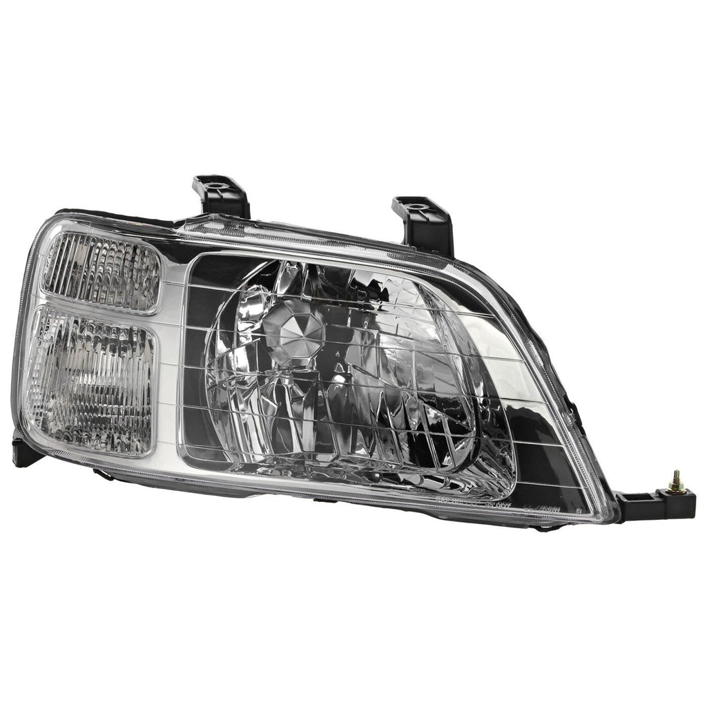 Driver and Passenger Side Headlights For Honda CR-V 1997-2001 Halogen EX LX SE
