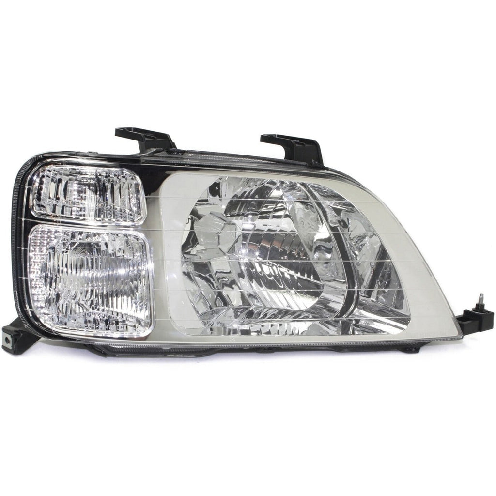 Driver and Passenger Side Headlights For Honda CR-V 1997-2001 Halogen EX LX SE