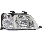 Driver and Passenger Side Headlights For Honda CR-V 1997-2001 Halogen EX LX SE