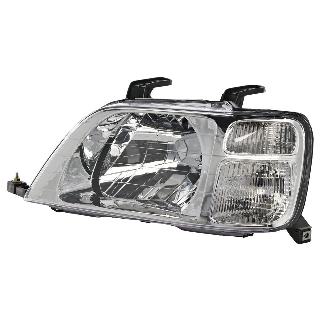 Driver and Passenger Side Headlights For Honda CR-V 1997-2001 Halogen EX LX SE