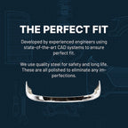 Front Bumper Face Bar Chrome For 2001-2004 Toyota Tacoma