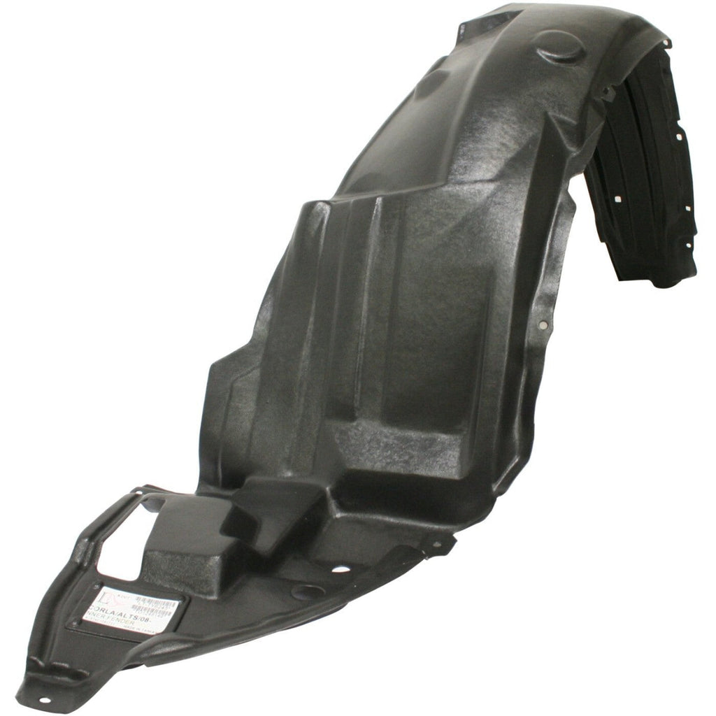 Fender Liner Set For 2009-2010 Toyota Corolla Front Left and Right 2Pc