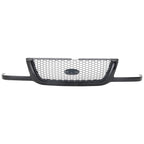 Grille Assembly For 01-03 Ford Ranger Painted Black Shell With Emblem Provision