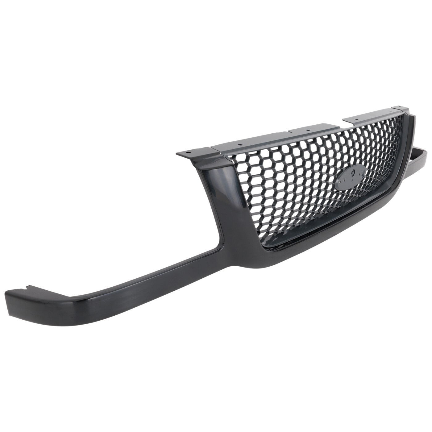 Grille Assembly For 01-03 Ford Ranger Painted Black Shell With Emblem Provision