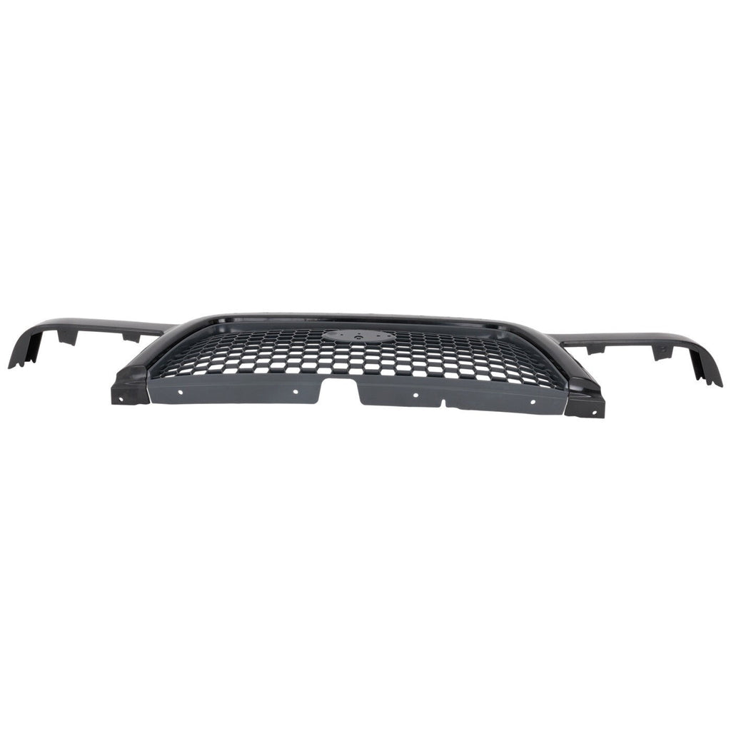 Grille Assembly For 01-03 Ford Ranger Painted Black Shell With Emblem Provision