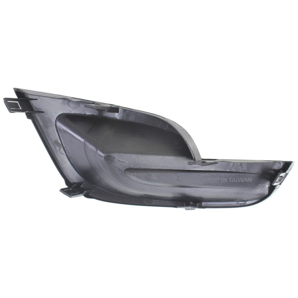 Fog Light Cover Set For 2013-2015 Nissan Altima Front Driver and Passenger Black