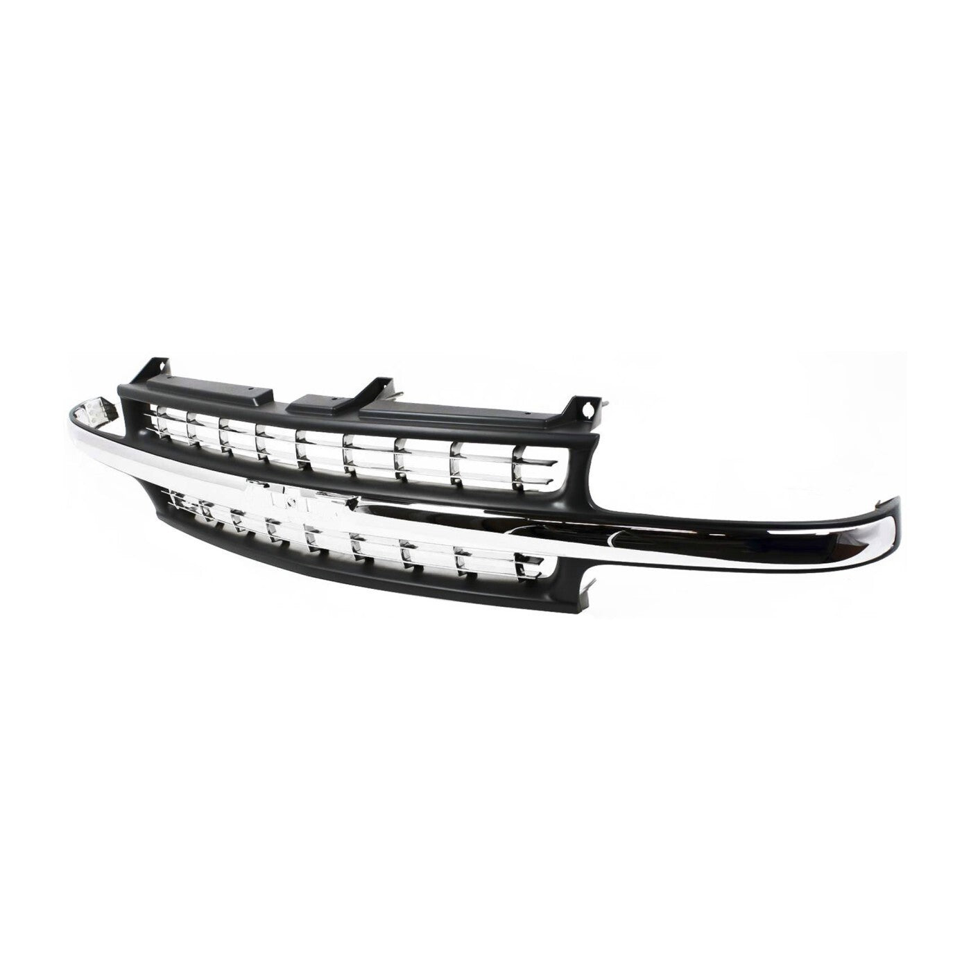 Grille For 99-2002 Chevrolet Silverado 1500 2000-2006 Tahoe Black Plastic