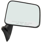 Set Of 2 Mirror Manual For 1987-1995 Toyota Pickup Manual Textured Black