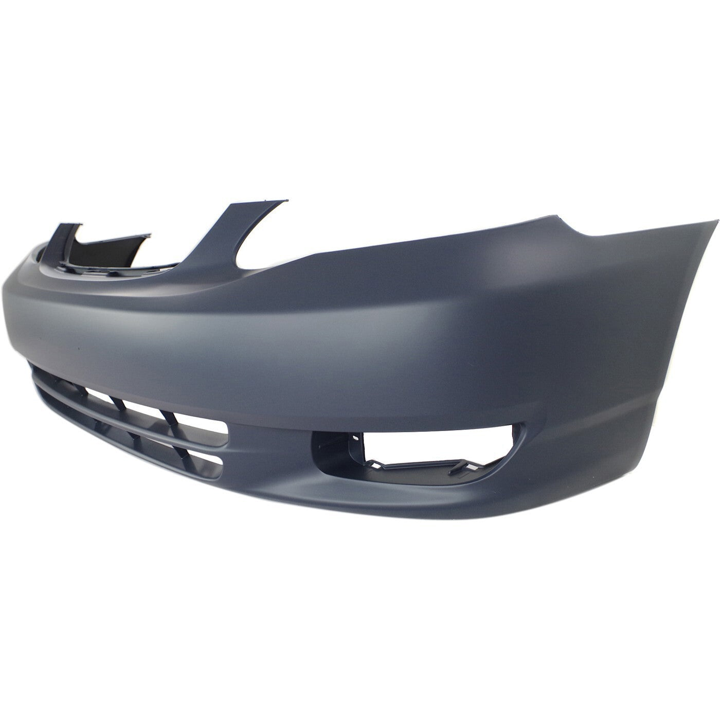 Front Bumper Cover For 2003-04 Toyota Corolla Sedan Primed With Fog Light Holes