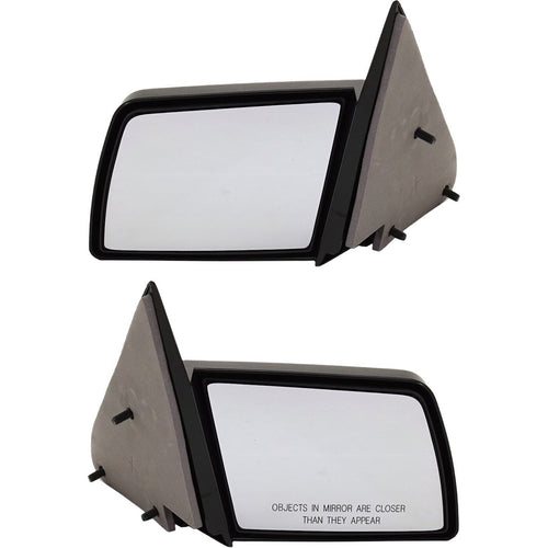 1988-1999 Chevy GMC C/K Manual Mirror Pair Paintable Left Right