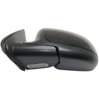 Side View Mirrors Power Heated Smooth Black with Puddle Pair For 00-02 Chevy GMC