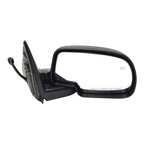 Side View Mirrors Power Heated Smooth Black with Puddle Pair For 00-02 Chevy GMC