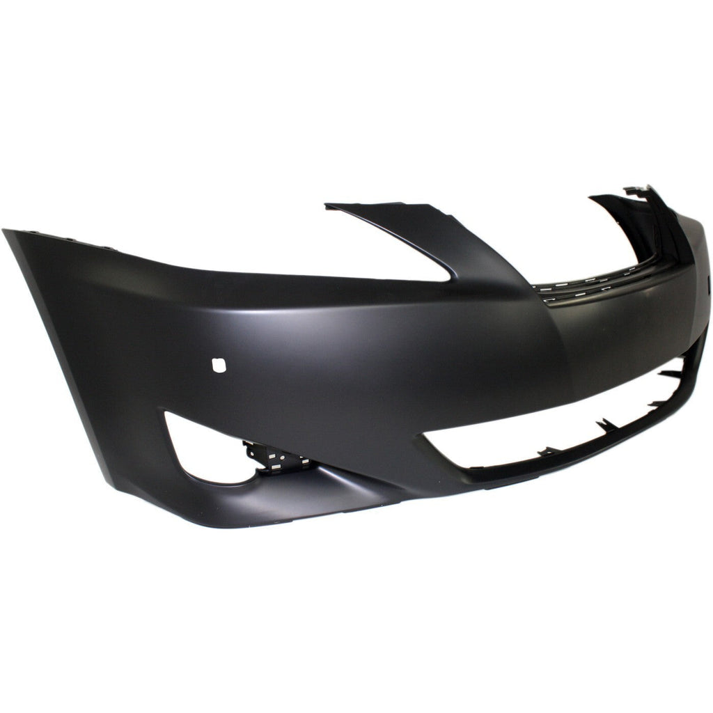 Front Bumper Cover For 2006-2008 Lexus IS250 IS350 Primed With Fog Light Holes