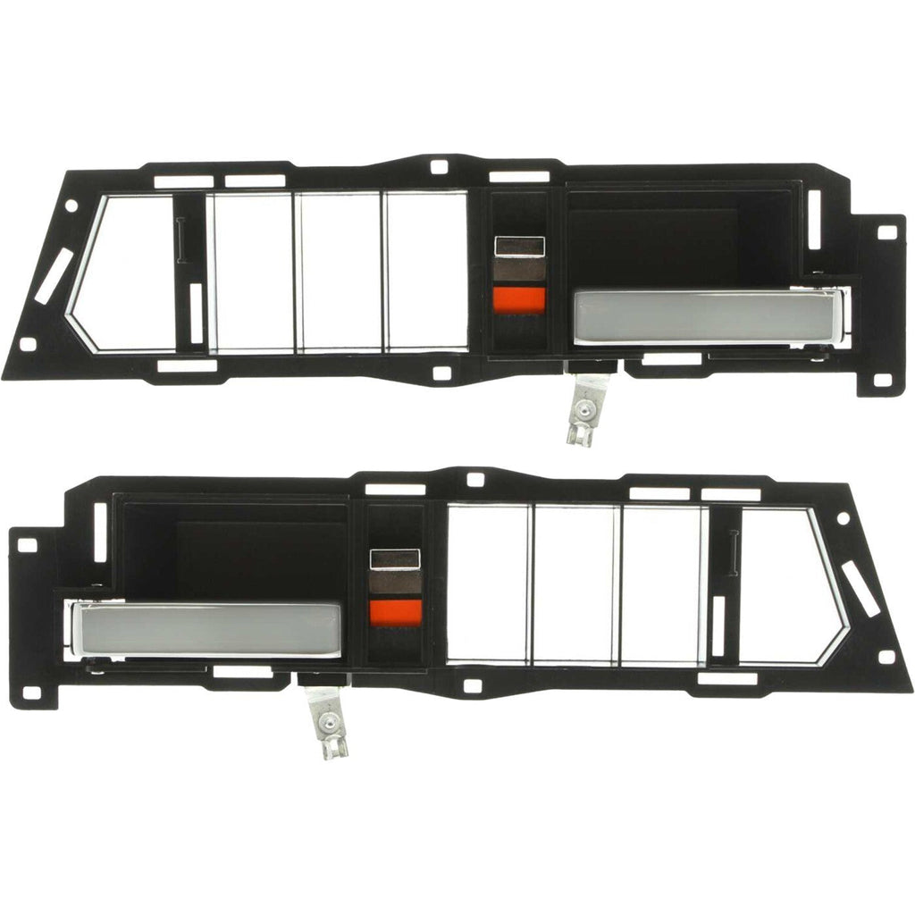 Front Interior Door Handle Set For 1988-1994 Chevy GMC C1500 K1500 Chrome Lever