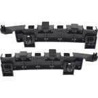 Bumper Bracket Set For 2009-2014 Honda Fit Front Left & Right Plastic 2Pc