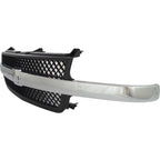 Grille Assembly Black with Chrome Center Bar For 2001-02 Silverado 2500 HD 3500