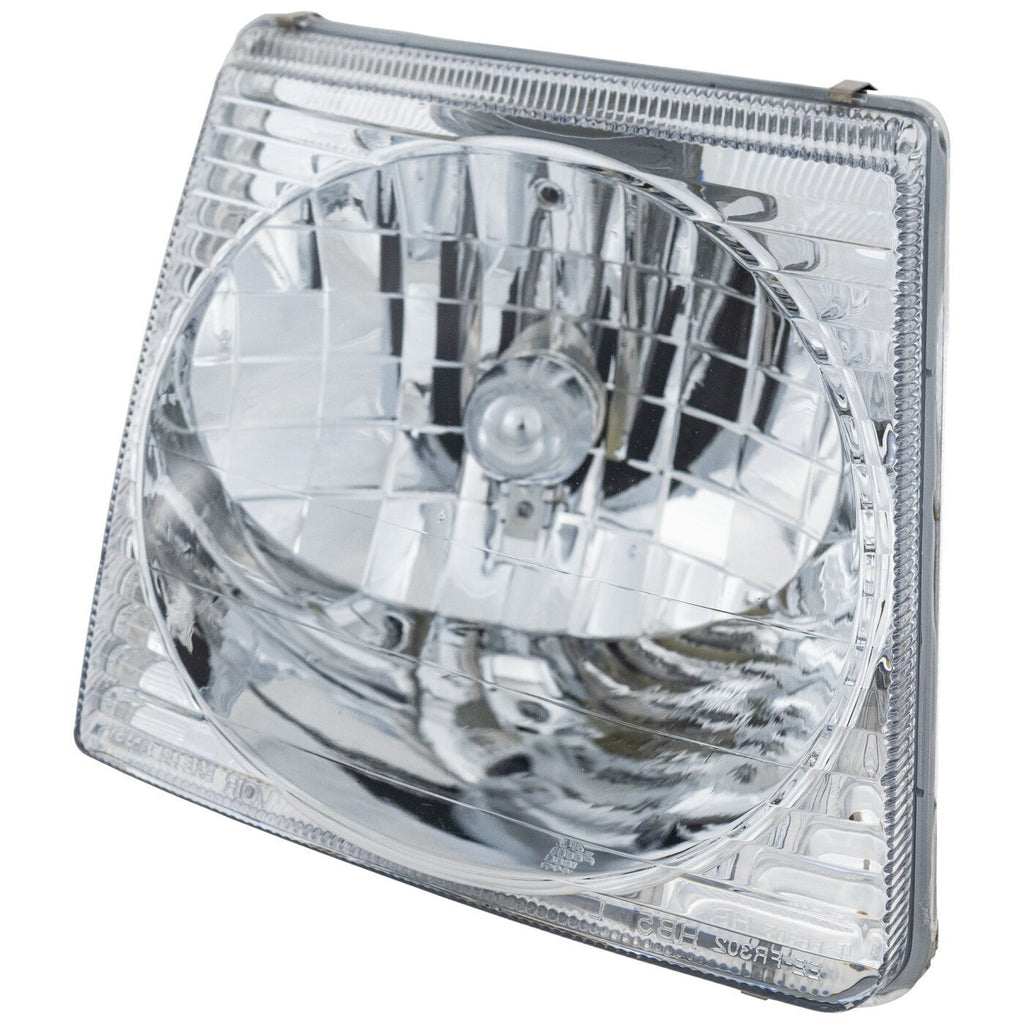 Left and Right Headlights For Ford Explorer Sport Trac 2001-2005 Halogen w Bulbs