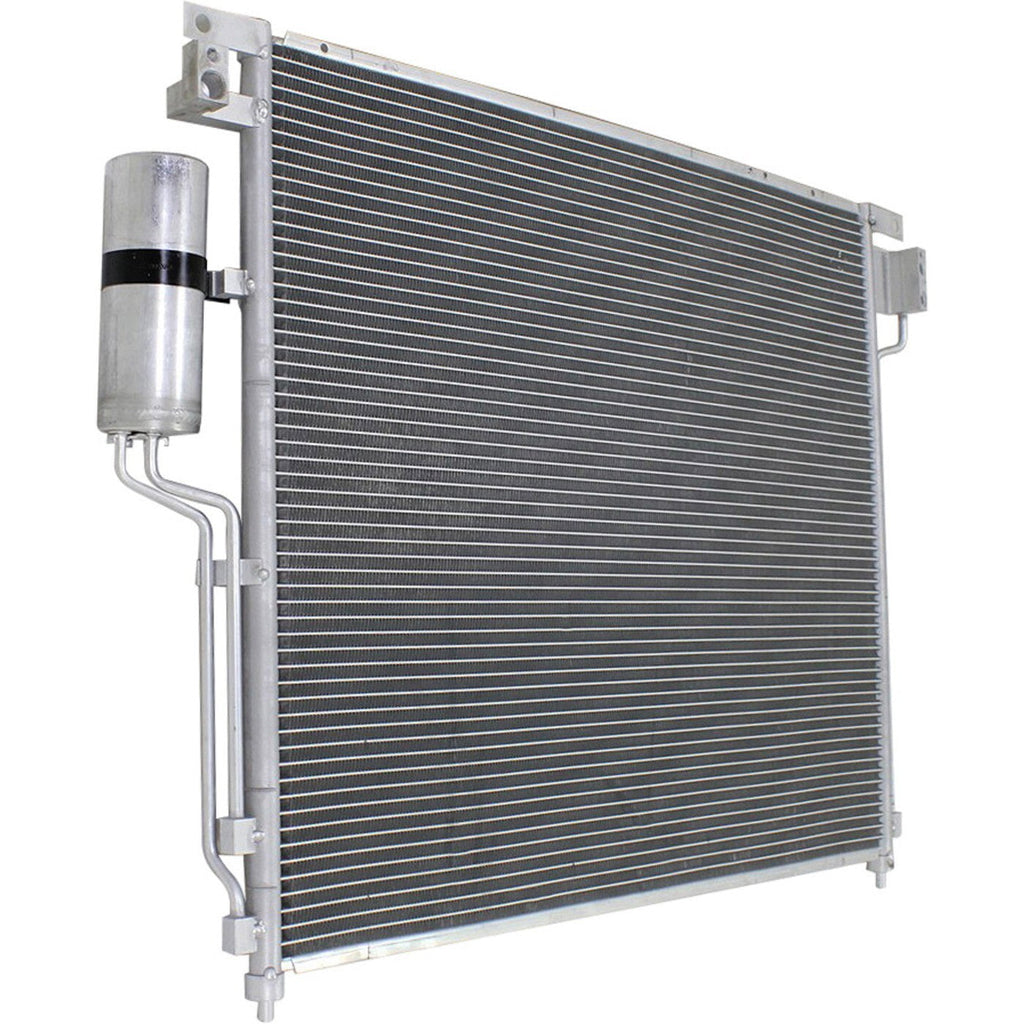 AC Condenser For 2005-12 Nissan Pathfinder 2005-19 Frontier Aluminum With Drier