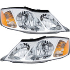 Headlight Assembly Set For 2000-2004 Toyota Avalon Left Right Halogen With Bulb