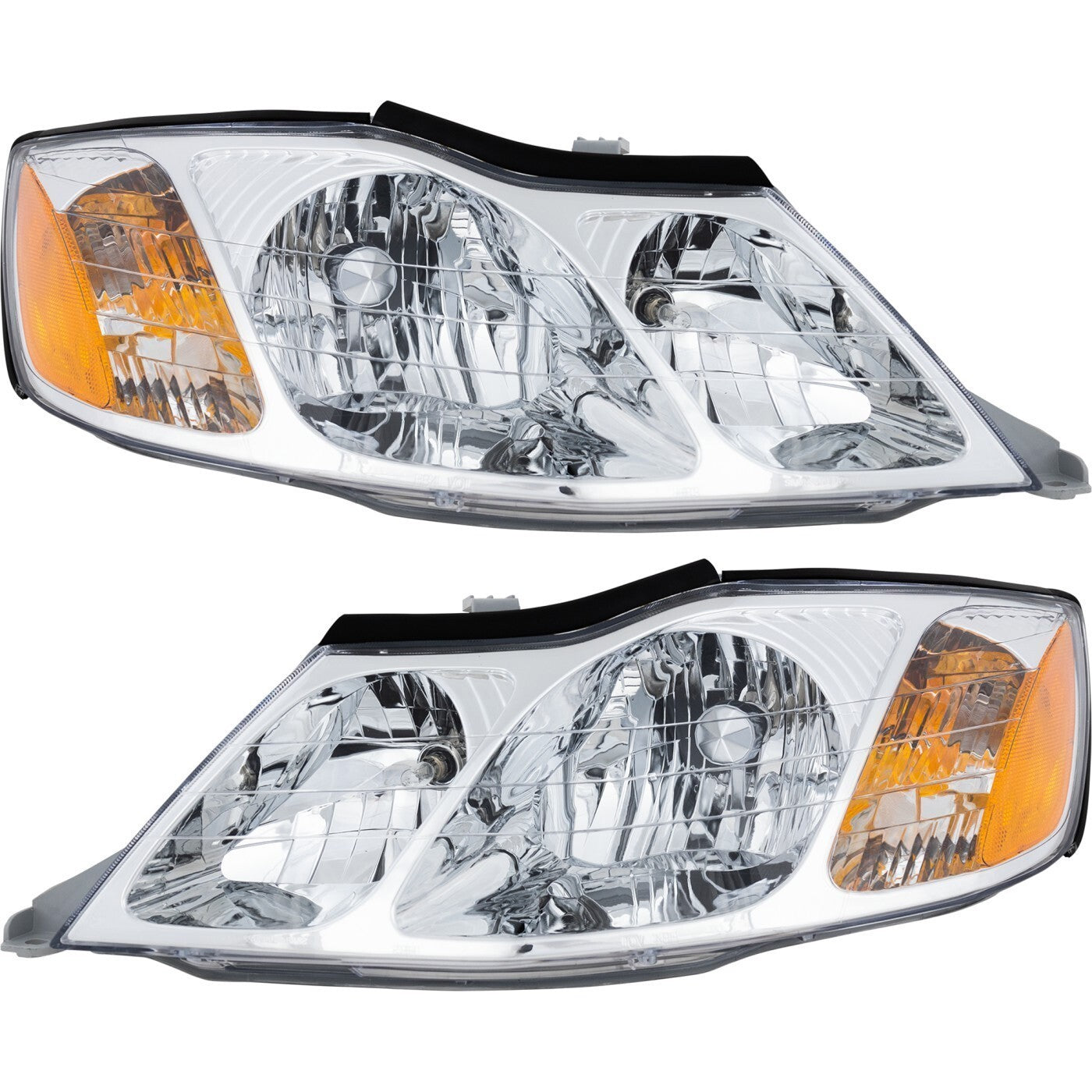 Headlight Assembly Set For 2000-2004 Toyota Avalon Left Right Halogen With Bulb