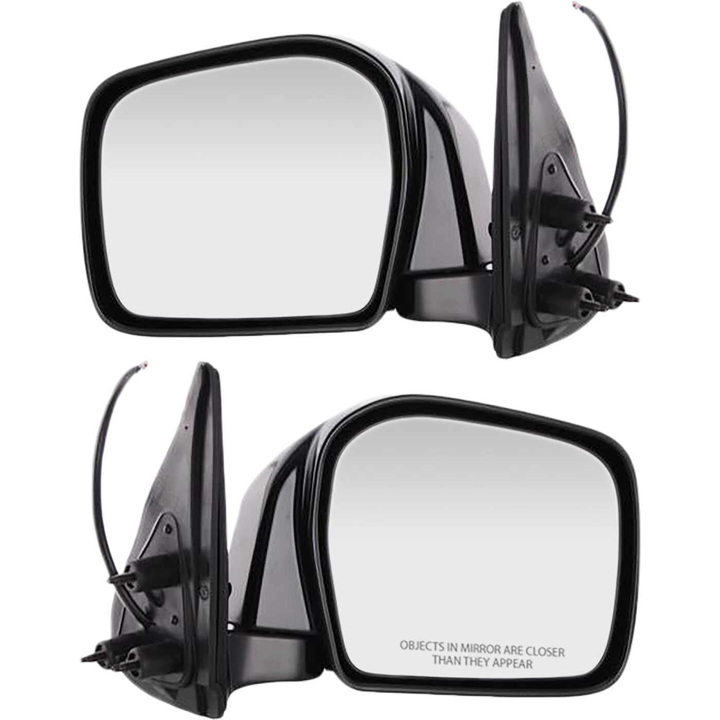 Power Mirror Set For 2001-2004 Toyota Tacoma Primed Manual Folding