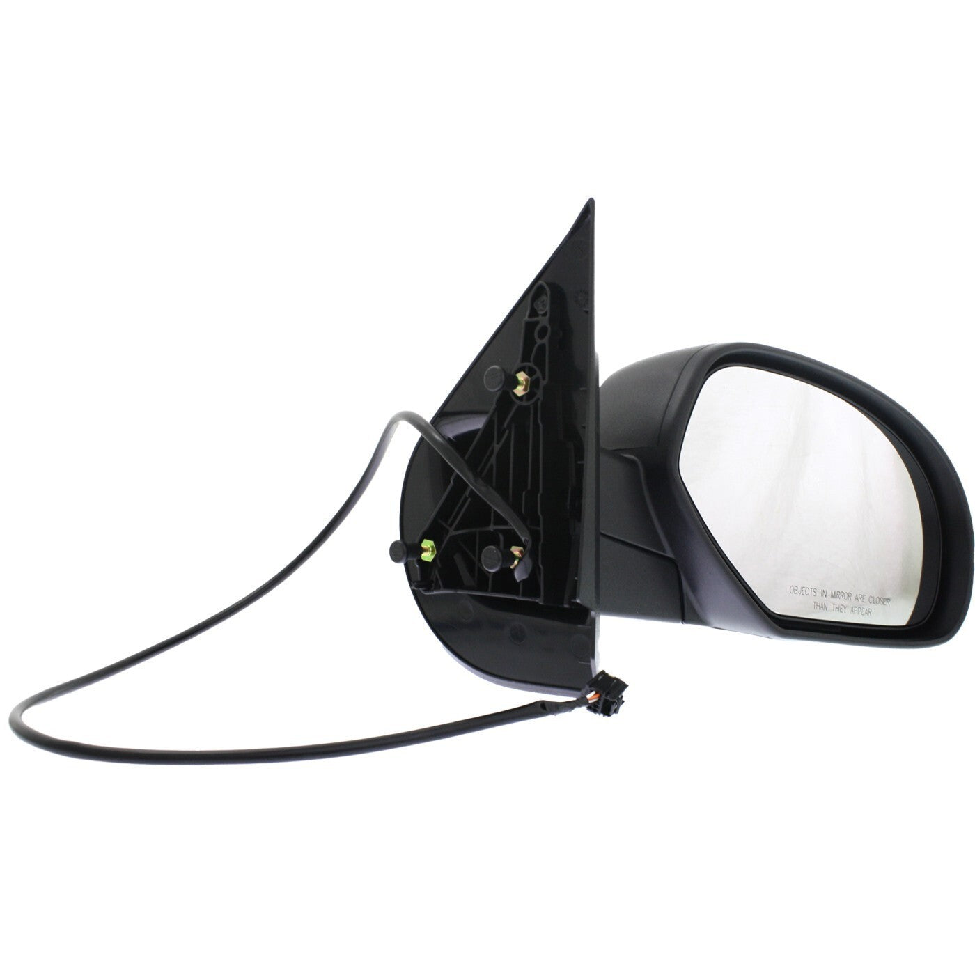 Mirror For 2007-13 Chevrolet Silverado 1500 GMC Sierra 1500 Right Textured Black