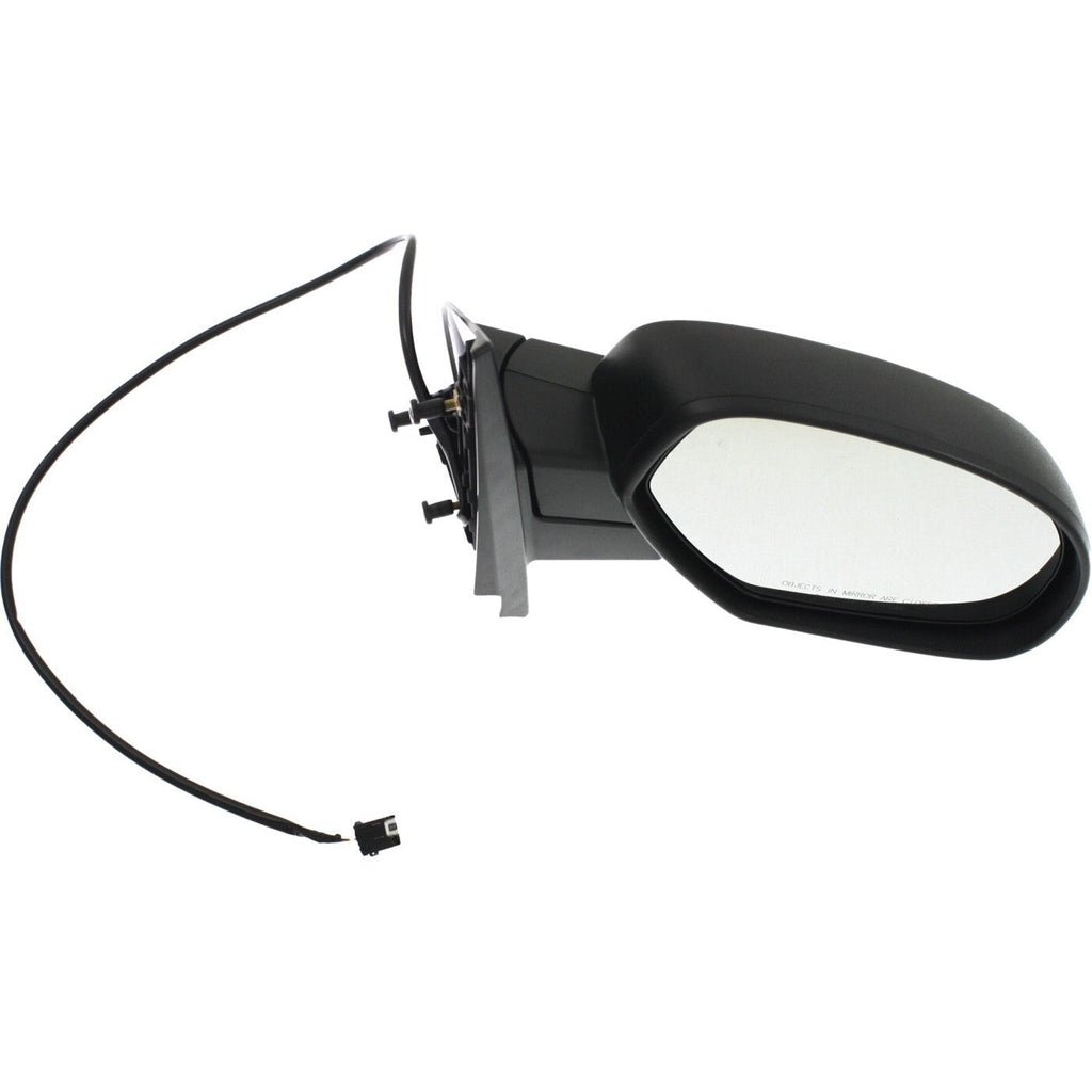 Mirror For 2007-13 Chevrolet Silverado 1500 GMC Sierra 1500 Right Textured Black