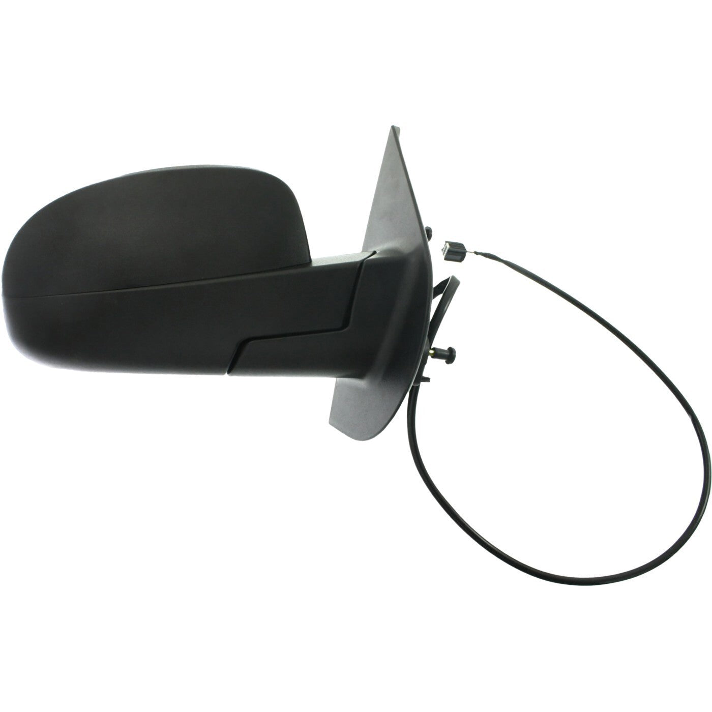 Mirror For 2007-13 Chevrolet Silverado 1500 GMC Sierra 1500 Right Textured Black