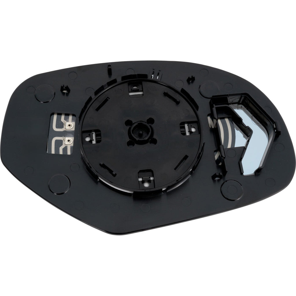 Mirror Glass For 2007-2013 Chevy Silverado 1500 Heated Flat Left - backing plate
