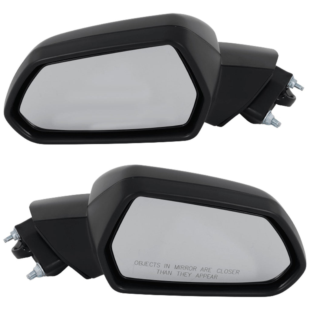 Mirrors Set of 2  Driver & Passenger Side for Chevy Coupe Left Right Camaro Pair