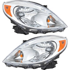 Halogen Headlight Set For 2012-2014 Nissan Versa LH and RH Side with Bulbs Sedan