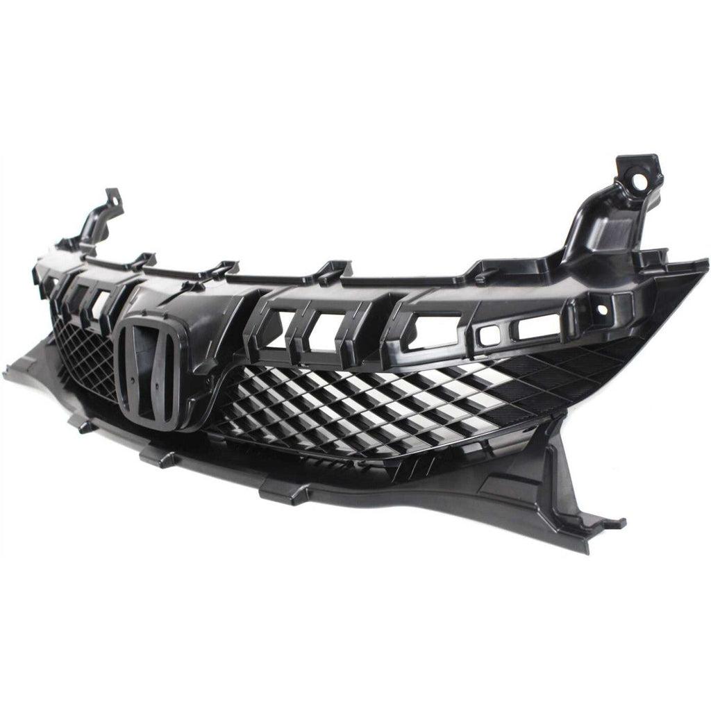 Front Bumper Cover and Grille Kit For 2009-2011 Honda Civic Sedan Primed