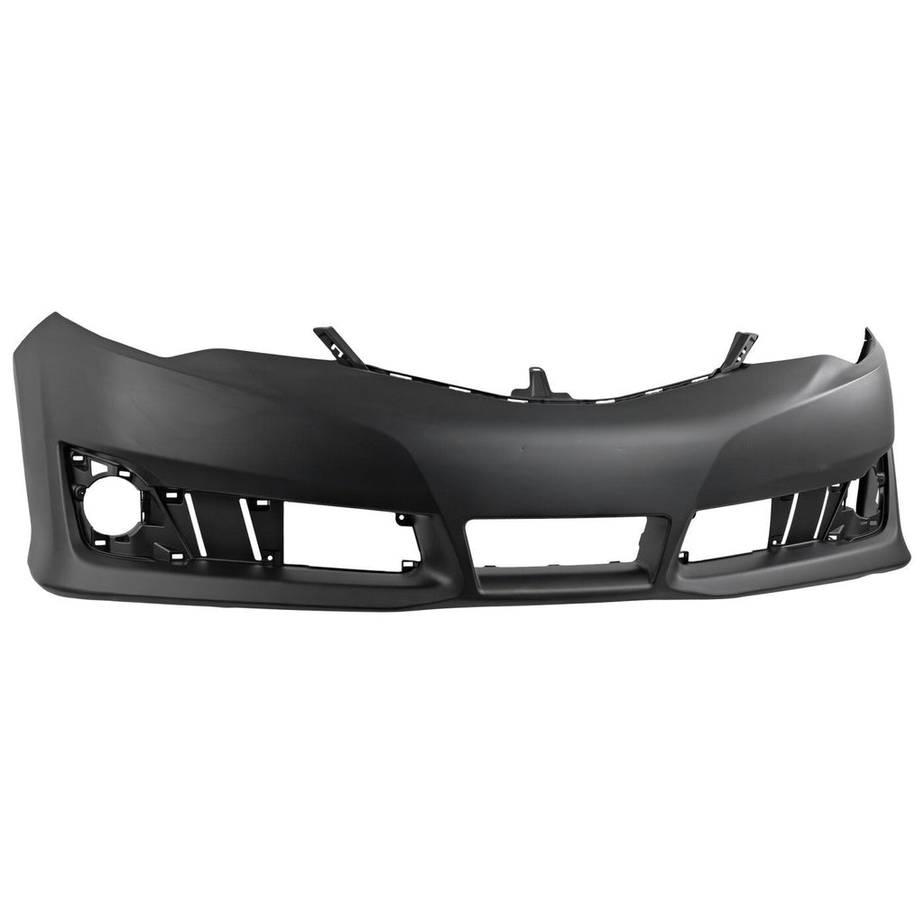 Front Bumper Cover For 2012 2013 2014 Toyota Camry SE / SE Sport Primed Plastic