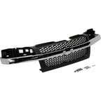 Grille Assembly Textured Dark Gray 2 Piece Design For 2004-12 CHEVROLET COLORADO