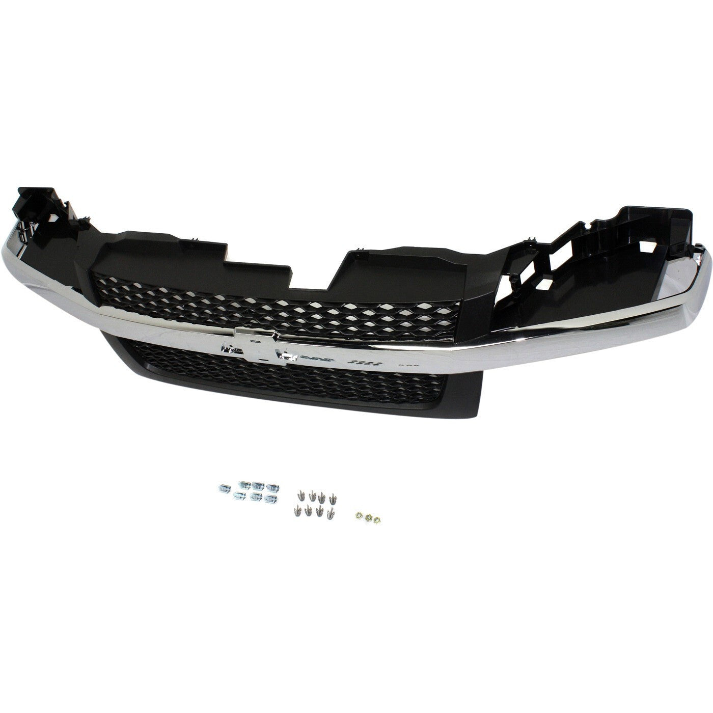 Grille Assembly Textured Dark Gray 2 Piece Design For 2004-12 CHEVROLET COLORADO