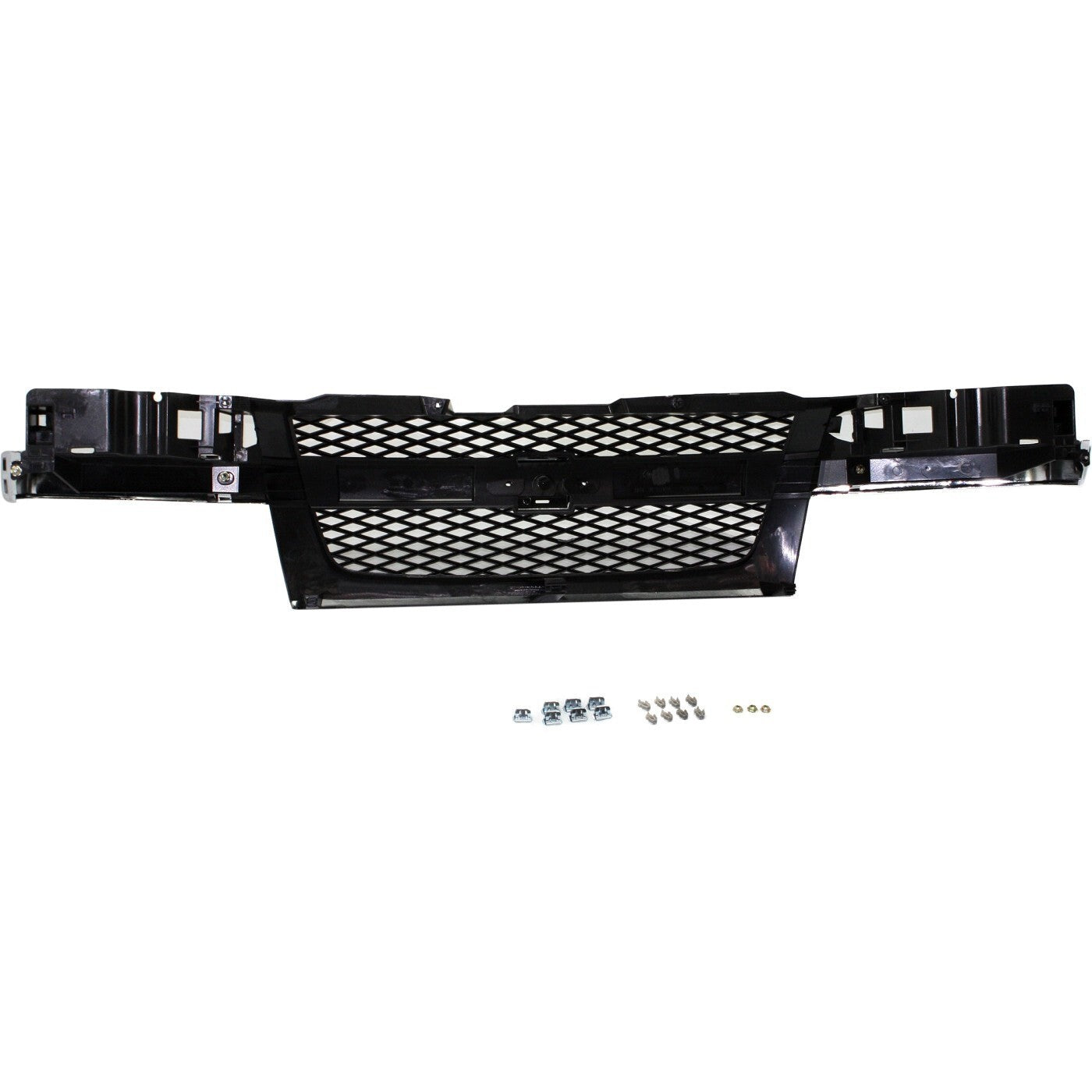 Grille Assembly Textured Dark Gray 2 Piece Design For 2004-12 CHEVROLET COLORADO