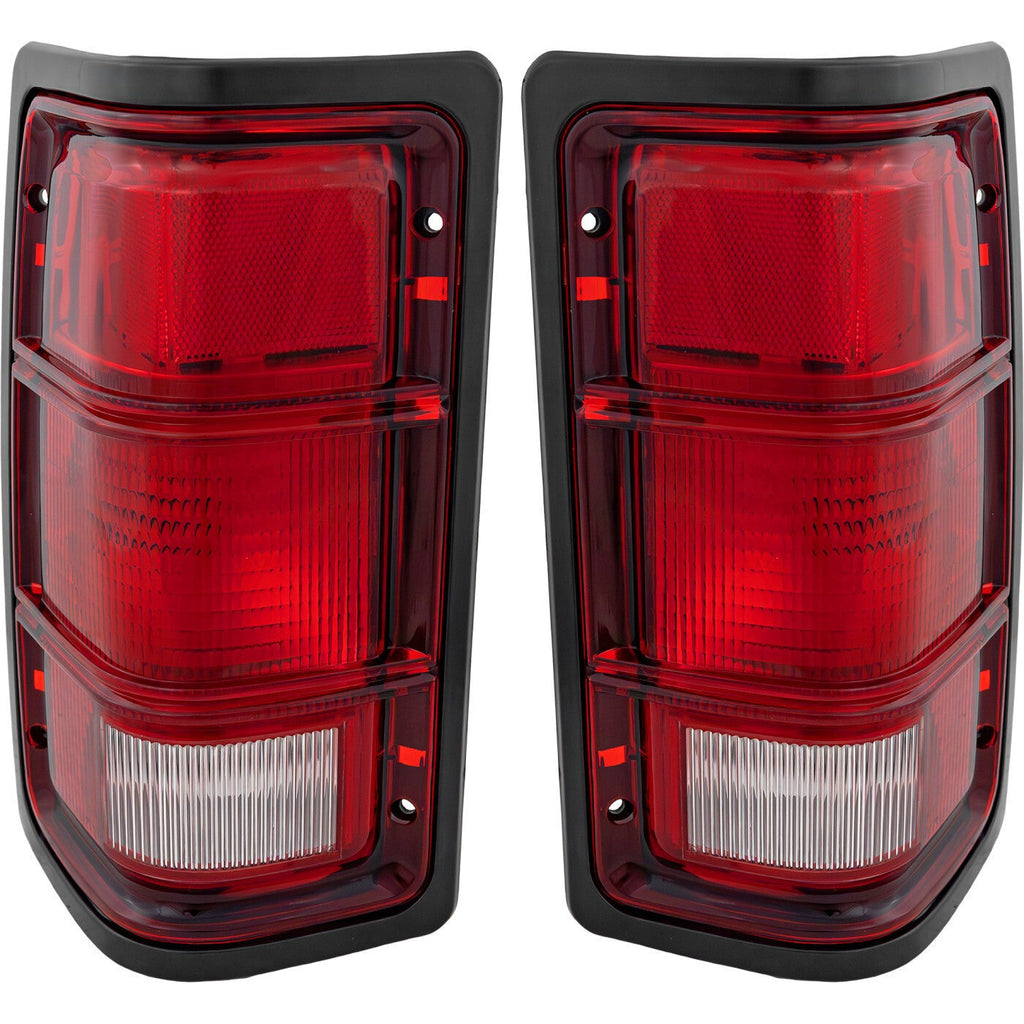Tail Light Set For 1987-1996 Dodge Dakota Driver and Passenger Side Halogen