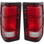 Tail Light Set For 1987-1996 Dodge Dakota Driver and Passenger Side Halogen