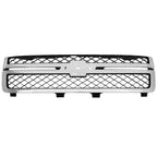 Grille Assembly For 2011-14 Silverado 2500 HD Silverado 3500 HD Black and Chrome