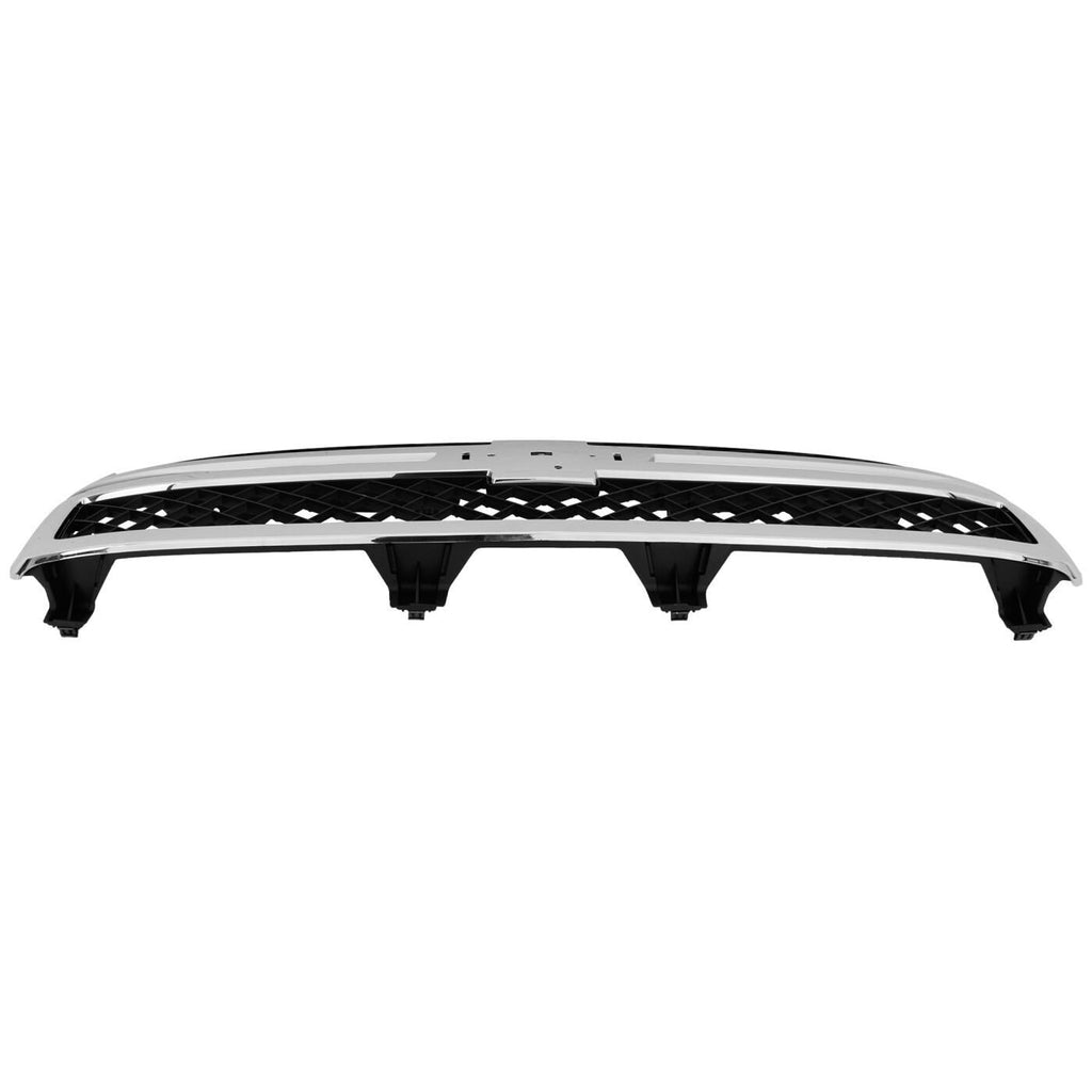 Grille Assembly For 2011-14 Silverado 2500 HD Silverado 3500 HD Black and Chrome