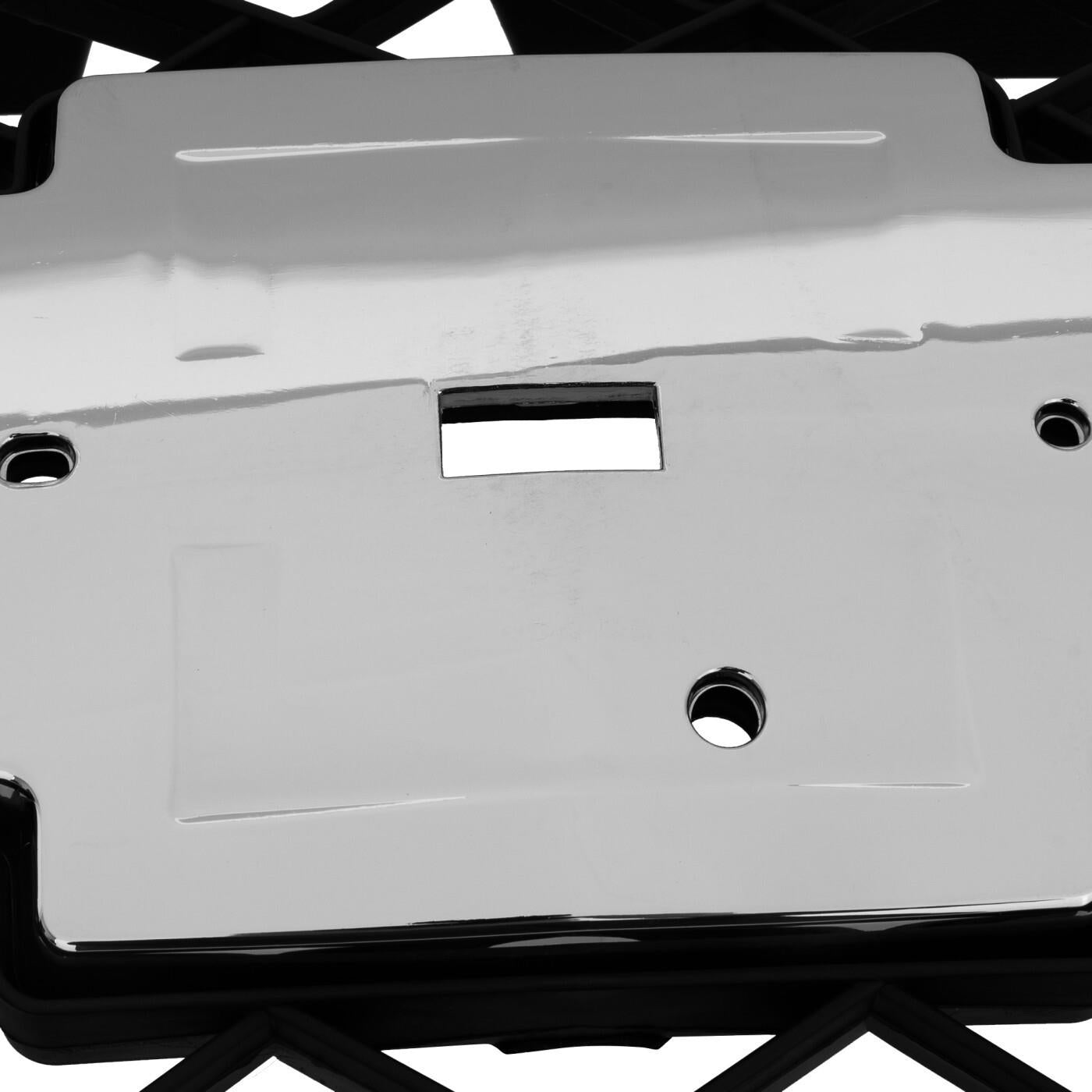 Grille Assembly For 2011-14 Silverado 2500 HD Silverado 3500 HD Black and Chrome