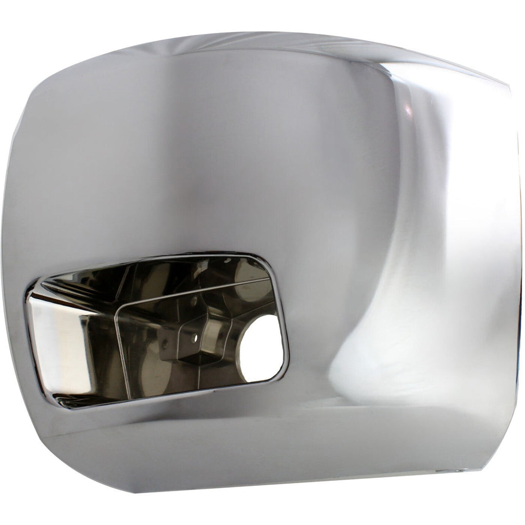 Bumper End Cap Set For 07-12 Chevrolet Silverado 2500 HD 3500 HD Chrome Front